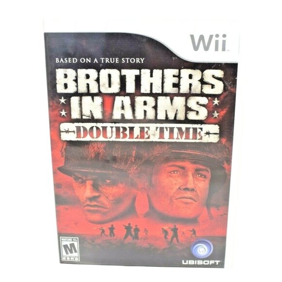 Ubisoft  Brothers in Arms Double Time Nintendo Wii, 2008 Complete 2 Disc Set - Picture 2 of 3